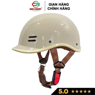 Mũ Bảo Hiểm Nửa Đầu Cá Heo CAMRY HELMETS An Toàn Thời Trang Freesize 55‑59cm