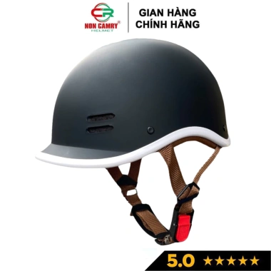 Mũ Bảo Hiểm Nửa Đầu Cá Heo CAMRY HELMETS An Toàn Thời Trang Freesize 55‑59cm