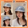Mũ bảo hiểm nửa đầu cá heo màu ghi bóng 3 lớp an toàn tem CR giảm giá 129k