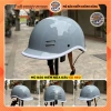 Mũ bảo hiểm nửa đầu cá heo màu ghi bóng 3 lớp an toàn tem CR giảm giá 129k 2