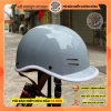 Mũ bảo hiểm nửa đầu cá heo màu ghi bóng 3 lớp an toàn tem CR giảm giá 129k 3