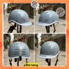 Mũ bảo hiểm nửa đầu cá heo màu ghi bóng 3 lớp an toàn tem CR giảm giá 129k 4