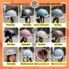 Mũ bảo hiểm nửa đầu cá heo Xám nhám Trí Liễu 3 lớp an toàn tem CR - Giá 129.000đ 5