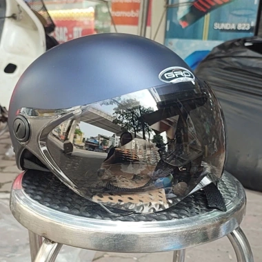 Mũ bảo hiểm nửa đầu có kính GRO chính hãng - Cao cấp, giảm giá 209.000₫, giá chỉ 209.000₫ 2