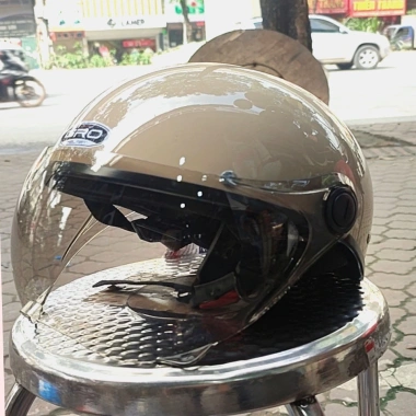 Mũ bảo hiểm nửa đầu có kính GRO chính hãng - Cao cấp, giảm giá 209.000₫, giá chỉ 209.000₫ 3