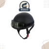 Mũ Bảo Hiểm Nửa Đầu Đen Trơn Gắn Kính Tự Chọn - Giá 59.000 VND, giảm so với 75.520 5