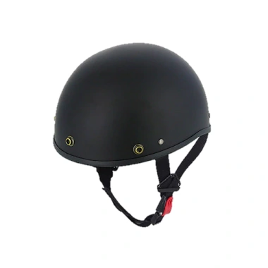 Mũ Bảo Hiểm Nửa Đầu Đen Trơn Gắn Kính Tự Chọn - Giá 59.000 VND, giảm so với 75.520