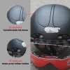 Mũ bảo hiểm nửa đầu GRS A102K đen đỏ có kính, nam nữ, bảo hành 12 tháng Thế Giới Mũ 8