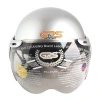 Mũ bảo hiểm nửa đầu GRS A33K bạc bóng, kính cao cấp, vòng đầu 56-58cm, bảo hành 12 tháng, giảm giá 267.000đ 3