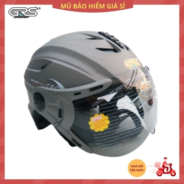 Mũ Bảo Hiểm Nửa Đầu GRS A760K Chính Hãng, Có Kính, Vòng Đầu 57‑60cm, Giá 405.000 VNĐ 10