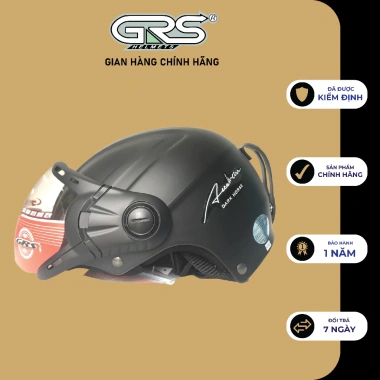 Mũ bảo hiểm nửa đầu GRS A860K size trung bình lớn, nhiều màu, giá ưu đãi 379.000đ 3