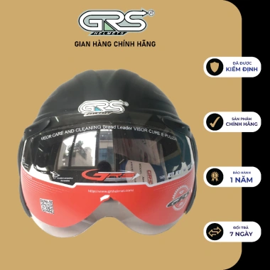 Mũ bảo hiểm nửa đầu GRS A860K size trung bình lớn, nhiều màu, giá ưu đãi 379.000đ 4