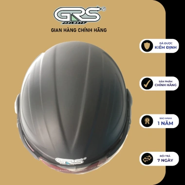 Mũ bảo hiểm nửa đầu GRS A860K size trung bình lớn, nhiều màu, giá ưu đãi 379.000đ 5