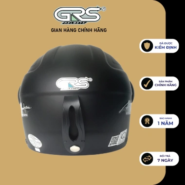 Mũ bảo hiểm nửa đầu GRS A860K size trung bình lớn, nhiều màu, giá ưu đãi 379.000đ 6