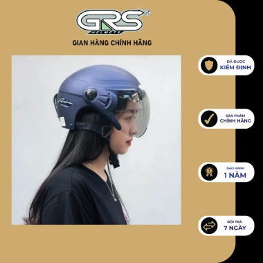 Mũ bảo hiểm nửa đầu GRS A860K size trung bình lớn, nhiều màu, giá ưu đãi 379.000đ 8