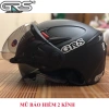 Mũ bảo hiểm nửa đầu GRS A966K 2 kính + 1 kính âm - Nhiều màu, giá ưu đãi 419.000₫ 8