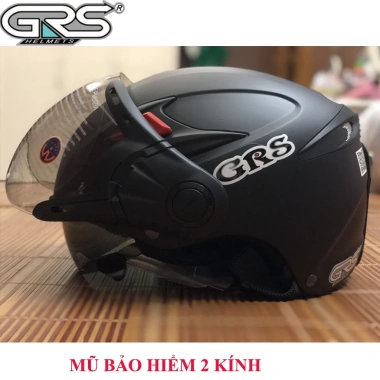 Mũ bảo hiểm nửa đầu GRS A966K 2 kính + 1 kính âm - Nhiều màu, giá ưu đãi 419.000₫