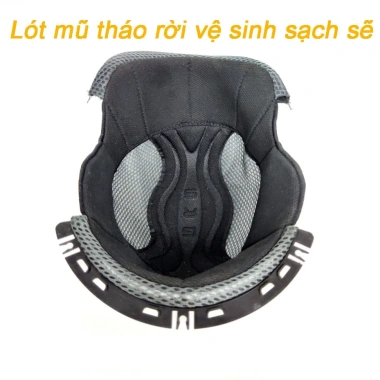 Mũ bảo hiểm nửa đầu GRS A966K 2 lớp kính - Nhiều màu, bảo hành 12 tháng, giá 500.000đ giảm từ 605.000đ 9