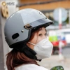 Mũ bảo hiểm nửa đầu HJC IS-2V xám, bóng kính ẩn, chính hãng, size XL - Giá 515.000 VND 4