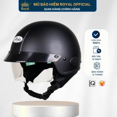 Mũ Bảo Hiểm Nửa Đầu Kính Âm Asia MT-139 Chính Hãng Bảo Hành 12 Tháng - Giá 385k