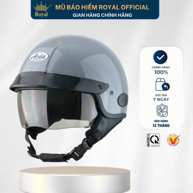 Mũ Bảo Hiểm Nửa Đầu Kính Âm Asia MT-139 Chính Hãng Bảo Hành 12 Tháng - Giá 385k
