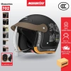 Mũ Bảo Hiểm Nửa Đầu Masontex 702 Retro - Kính Gập, Vỏ ABS Cao Cấp, Nhẹ, Thoáng, Dùng Xe Máy & Xe Điện - Giá 439.000 VND