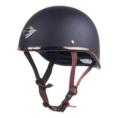 Mũ bảo hiểm nửa đầu NAPOLI N120 Gangster Đen Nhám size 55-58cm, bảo hành 12 tháng, giá ưu đãi 230.000