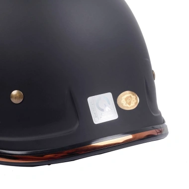 Mũ bảo hiểm nửa đầu NAPOLI N120 Gangster Đen Nhám size 55-58cm, bảo hành 12 tháng, giá ưu đãi 230.000