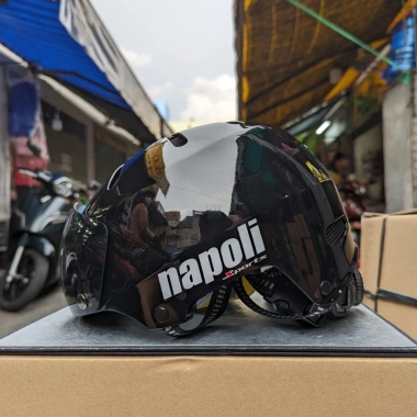 Mũ bảo hiểm nửa đầu Napoli Poc Falcom - 269k, bảo hành 12 tháng chính hãng