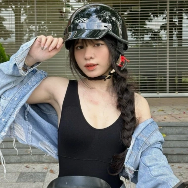 Mũ Bảo Hiểm Nửa Đầu Police Cổ Điển Vintage Harley Moto - Giá Ưu Đãi 259k