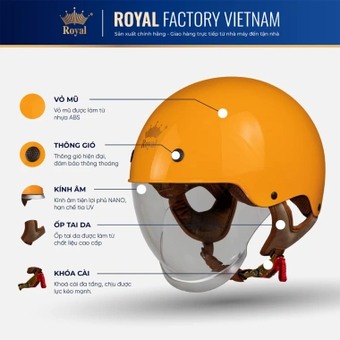 Mũ Bảo Hiểm Nửa Đầu Royal M239 Kính Âm Nam Nữ Xe Máy Chính Hãng Giá 469k 6 Mũ Bảo Hiểm Nửa Đầu Royal M239 Kính Âm Nam Nữ Xe Máy Chính Hãng Giá 469k 6