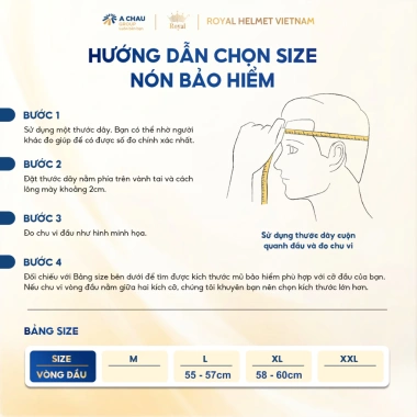 Mũ Bảo Hiểm Nửa Đầu Royal M778 Ốp Tai Da – Thiết Kế Nam Nữ, Đi Xe Máy, Giá 374.000₫ 3