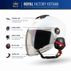 Mũ Bảo Hiểm Nửa Đầu Royal M778 Ốp Tai Da – Thiết Kế Nam Nữ, Đi Xe Máy, Giá 374.000₫ 5