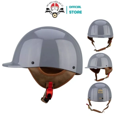 Mũ Bảo Hiểm Nửa Đầu Royal M88 Lưỡi Trai Liền Khối Kiểu Cá Heo Thời Trang Nam Nữ 280k