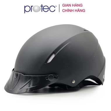 Mũ Bảo Hiểm Nửa Đầu Siêu Nhẹ Protec Không Kính VIC - Giá Ưu Đãi 368.000đ