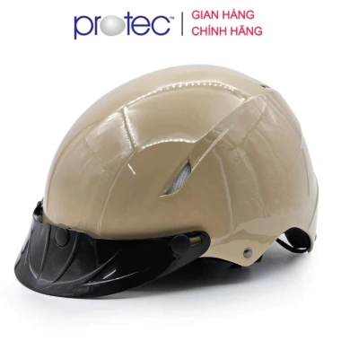 Mũ Bảo Hiểm Nửa Đầu Siêu Nhẹ Protec Không Kính VIC - Giá Ưu Đãi 368.000đ