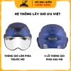 Mũ bảo hiểm nửa đầu Sunda 125 thể thao – kính chắn gió, lót tháo rời, bảo hành 12 tháng, 480.000₫ 4