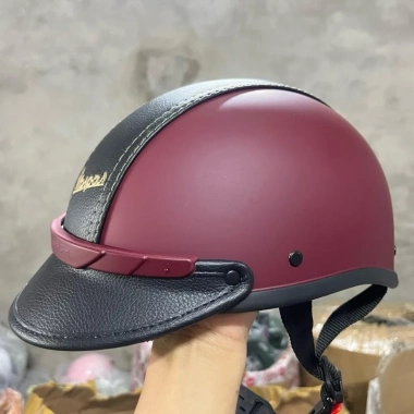 Mũ bảo hiểm nửa đầu VESSPE sọc da nam nữ - chính hãng, giảm còn 169.000₫
