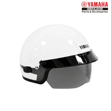 Mũ bảo hiểm nửa đầu YAMAHA cánh sao trắng bóng - Giá ưu đãi 481.091 VNĐ, bảo vệ an toàn
