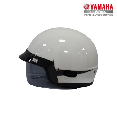 Mũ bảo hiểm nửa đầu YAMAHA cánh sao trắng bóng - Giá ưu đãi 481.091 VNĐ, bảo vệ an toàn
