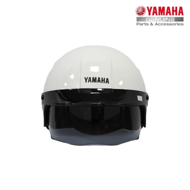 Mũ bảo hiểm nửa đầu YAMAHA cánh sao trắng bóng - Giá ưu đãi 481.091 VNĐ, bảo vệ an toàn