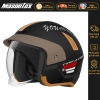 Mũ Bảo Hiểm Retro Masontex 706 Nửa Đầu Kính Gập Trong Suốt Size 52‑64cm Đi Phượt 499k
