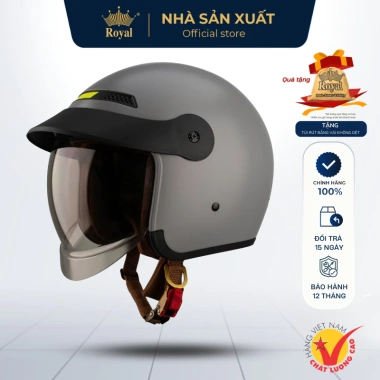 Mũ Bảo Hiểm Royal M139 Kính Dài Lưỡi Trai Chống Nắng 3/4 Nam Nữ - 579.000₫ 2
