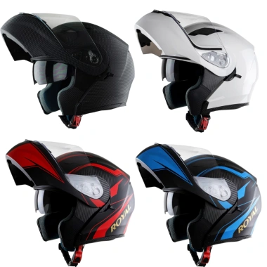 Mũ bảo hiểm Royal M179 fullface lật hàm 2 kính, gọn nhẹ, bảo hành 12 tháng - 980.000đ