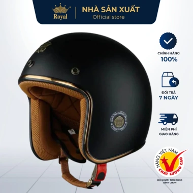 Mũ Bảo Hiểm Royal M20C 3/4 Chính Hãng - Hợp Nam Nữ, Giá Ưu Đãi 340.000đ