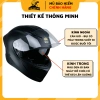 Mũ bảo hiểm Royal M266 2 kính đen bóng, bảo hành 12 tháng, ưu đãi, chính hãng 4