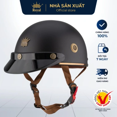 Mũ Bảo Hiểm Royal M379A Gọn Nhẹ - Phong Cách Trẻ Trung Năng Động Cho Nam Nữ