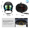 Mũ bảo hiểm ski và snowboard Lixada tích hợp kính bảo hộ - An toàn cho nam nữ, giá ưu đãi 7