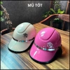Mũ bảo hiểm thời trang hai lớp đai lốc có tai nam nữ - Bảo hành 12 tháng - 94.900₫ 2