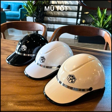 Mũ bảo hiểm thời trang hai lớp đai lốc có tai nam nữ - Bảo hành 12 tháng - 94.900₫